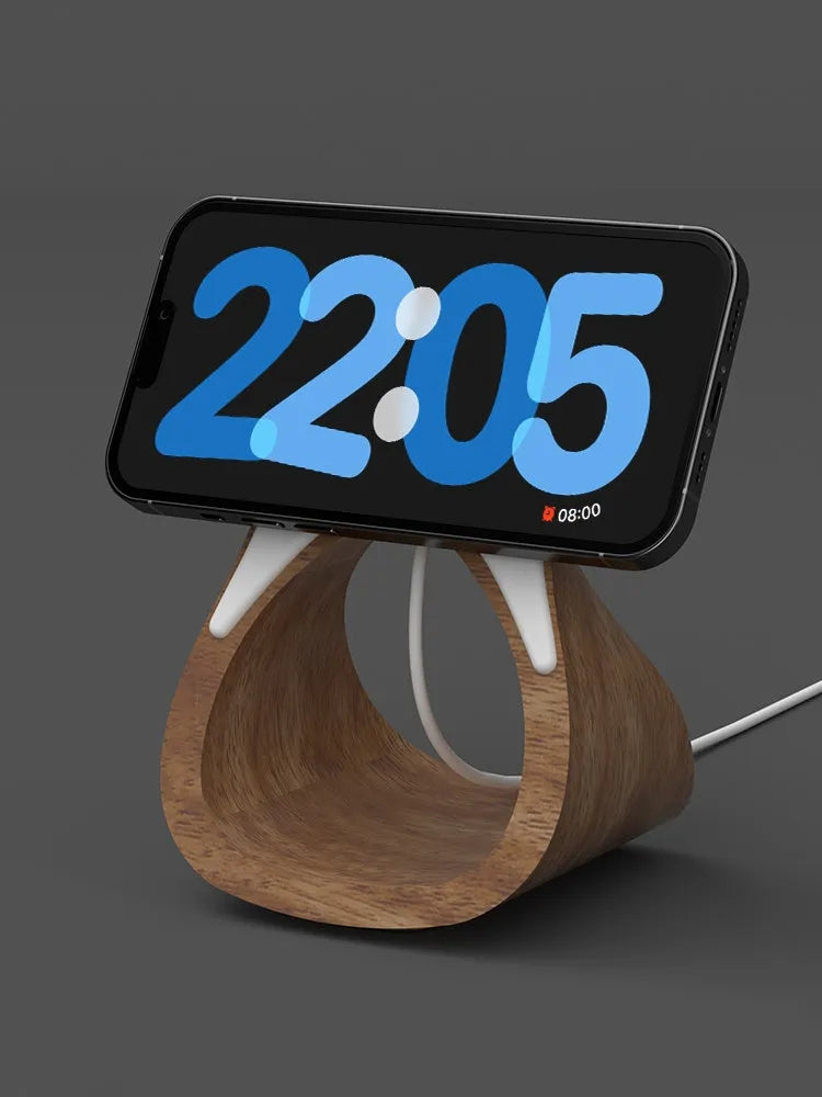 Creative new magnetic mobile phone wireless charging bracket resin 15cm desk stand H2 model