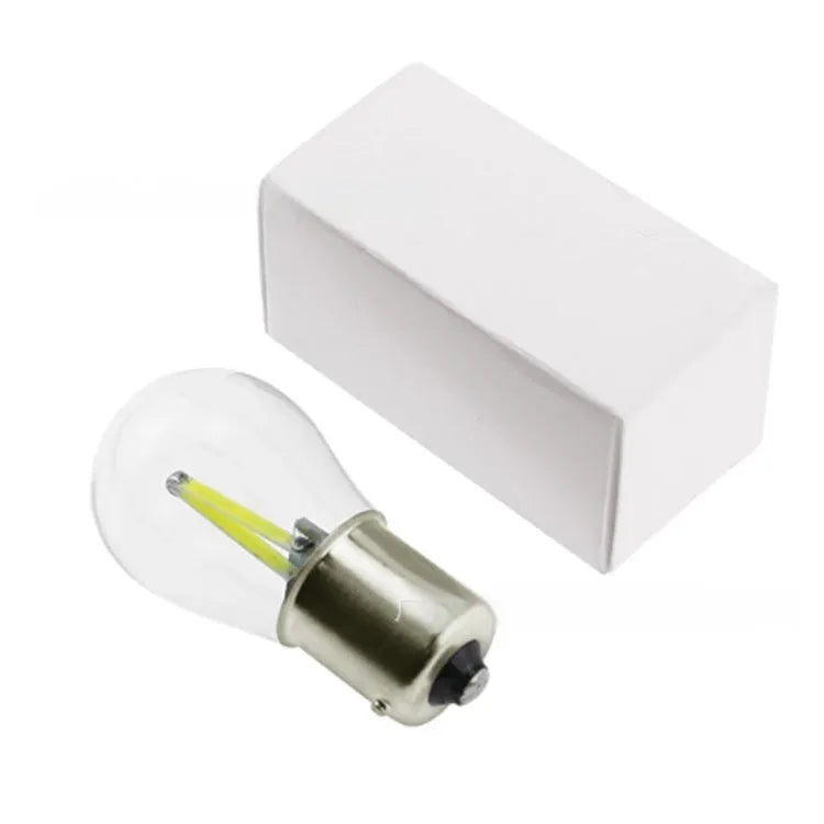 12V LED lamp bulb with high temperature resistance glass cover for 1156 1157 car brake tail light in red white yellow 6000K