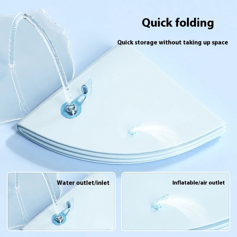 65cm PVC inflatable water cooling cushion for cats in Dolphin or Shark design
