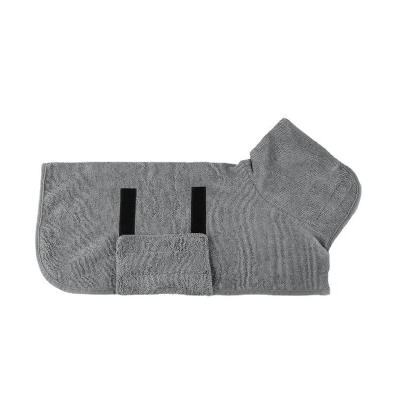 Nylon pet drying robe for dogs and cats in multiple colours and sizes