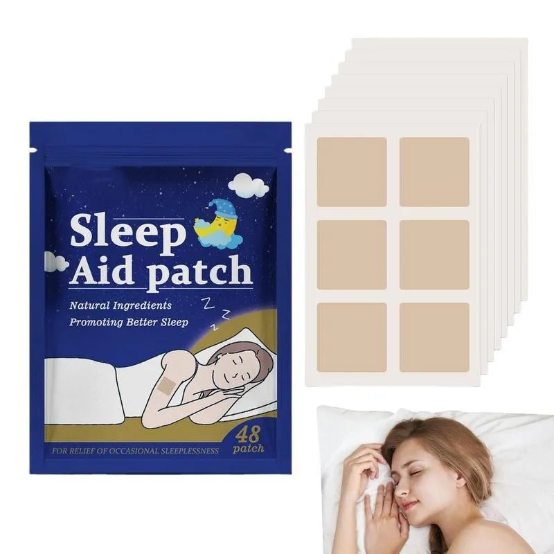Sleep Paste body care patches 48 pack with natural herbal extracts in box packaging