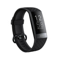 Y6 Black smart health bracelet with 1.1-inch display on a wrist, showing blood pressure and ECG readings.