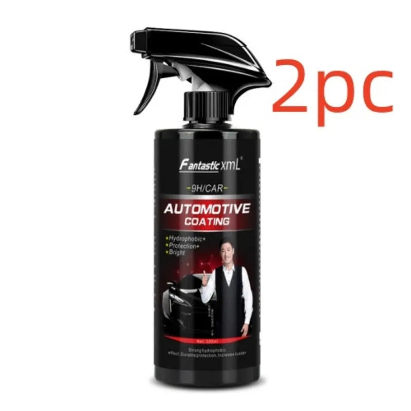 500ml automotive coating spray bottle with ceramic hybrid paint protection liquid