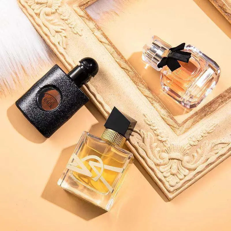 Three 90ml bottles of women's perfume gift set in different fragrances
