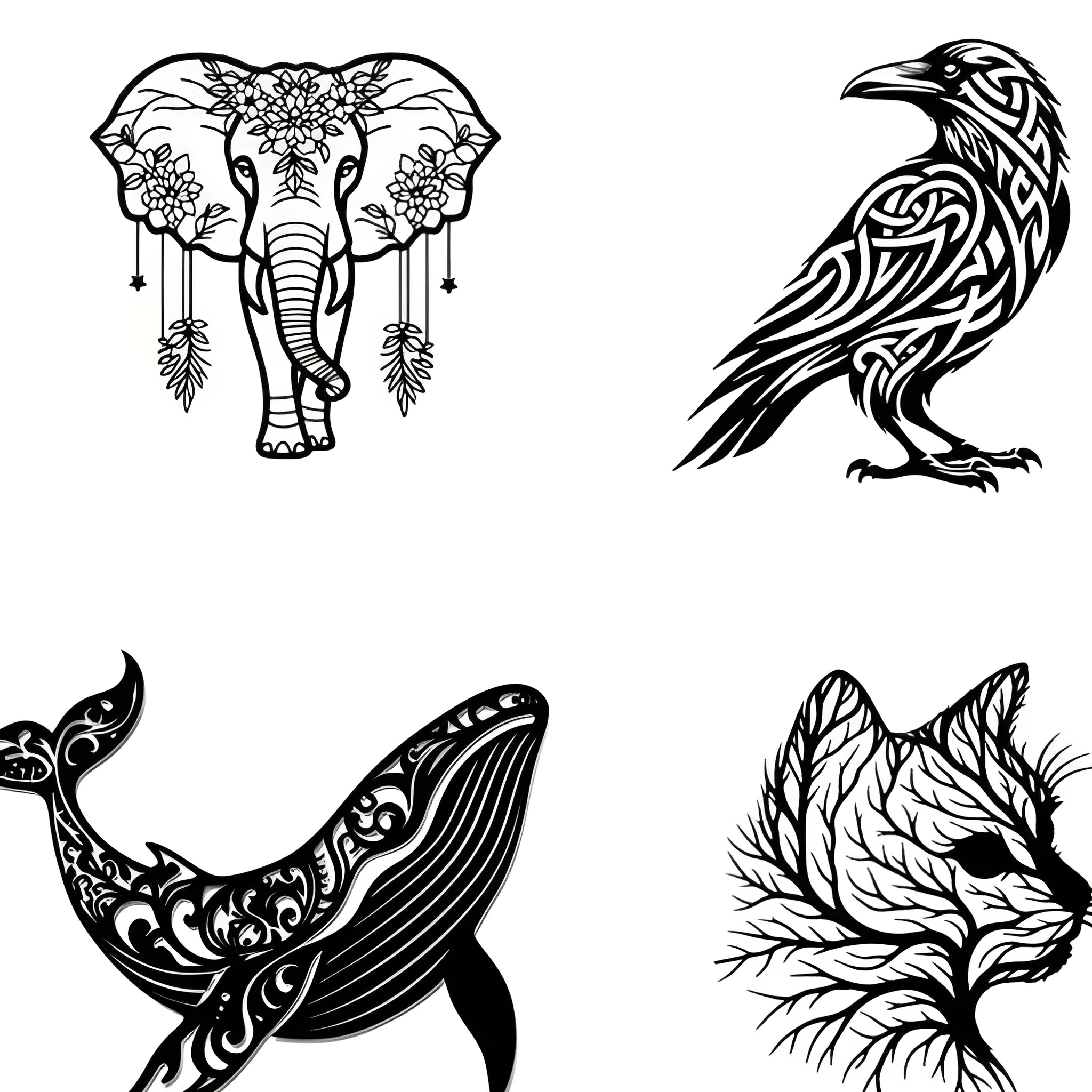 Black iron silhouette animal garden decoration, American country style, eagle shape