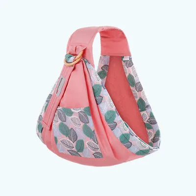 Adjustable baby wrap carrier sling shown in blue-green colour, suitable for newborns up to 36 months