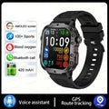 QX11 Smart Bluetooth Watch with zinc alloy case showing TFT screen displaying heart rate data