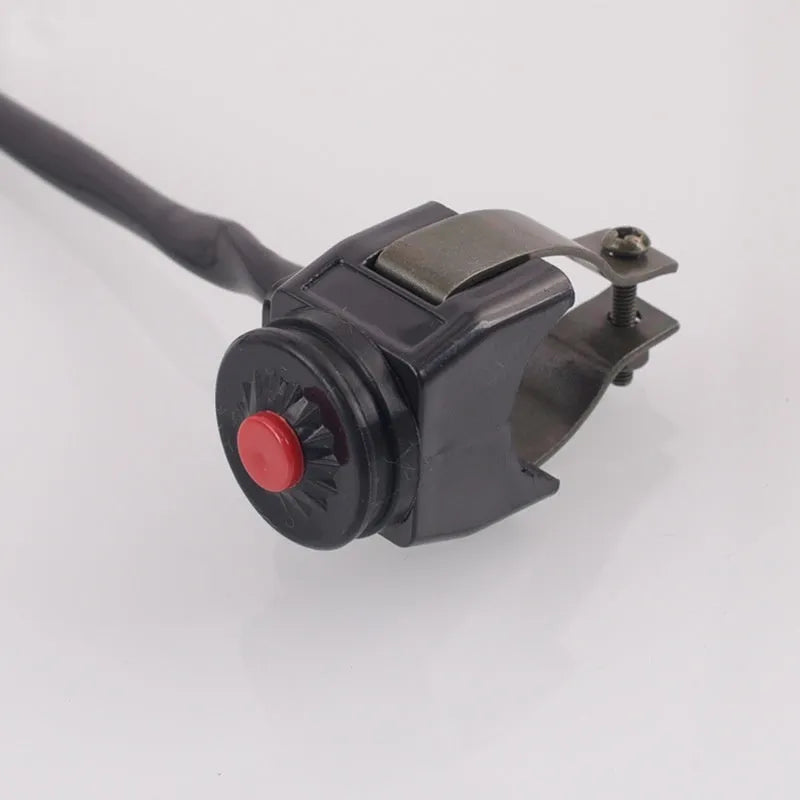 60mm motorcycle four-wheel ATV ignition point button start close switch in red and yellow