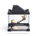 Transparent glass cylinder for lizard and turtle climbing in terrarium