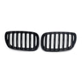 Bright black ABS plastic grid mesh grille for BMW X5 centre bumper replacement
