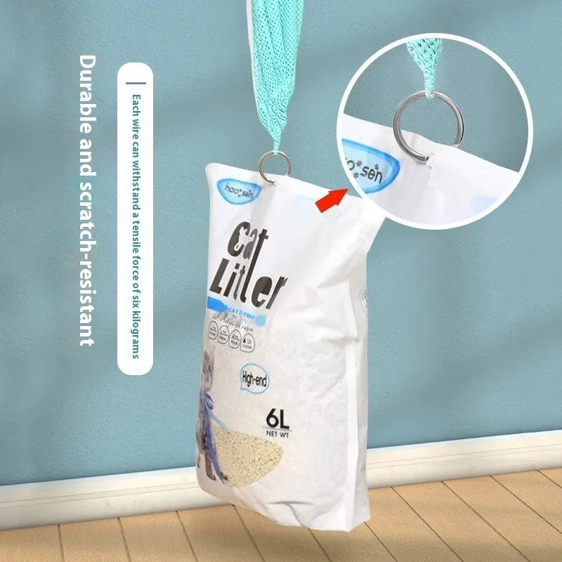 Upgraded 5th generation cat grooming beauty bag for washing and nail trimming in detachable scratch-resistant design.