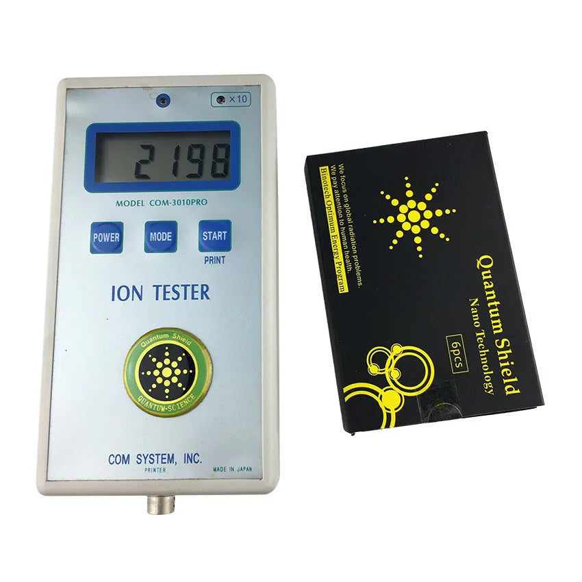 Round nano-anion silicone cell phone radiation protection sticker, 28mm diameter, silver colour, on a white background
