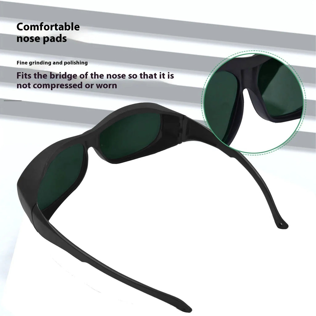 PC laser protection goggles for photon skin rejuvenation with cleaning cloth.