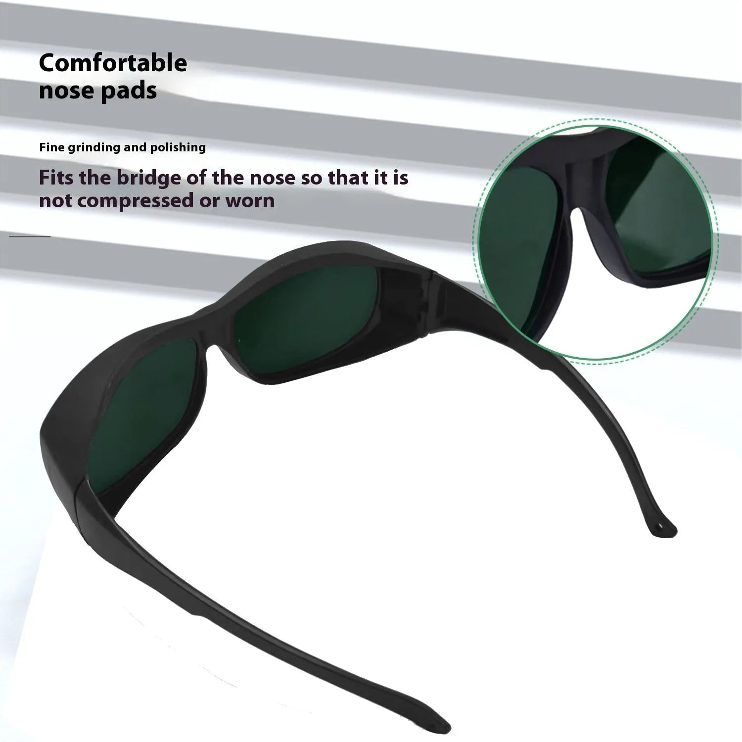 PC laser protection goggles for photon skin rejuvenation with cleaning cloth.