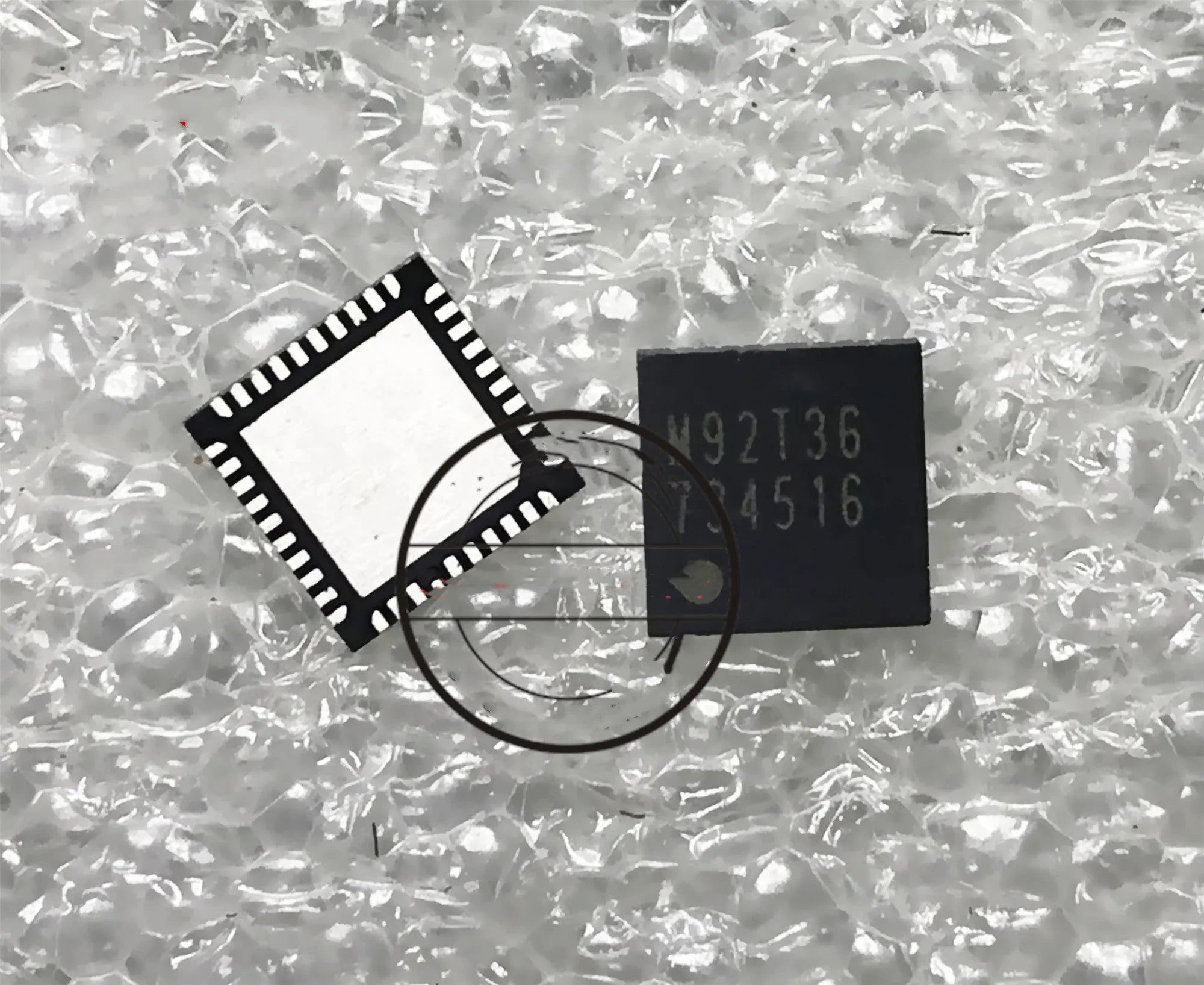 Black USB to serial port converter cable with host charge management IC for personal computer connection