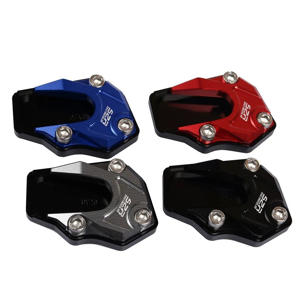Aluminium alloy side support bracket for Honda S07 electric car in four colour options.