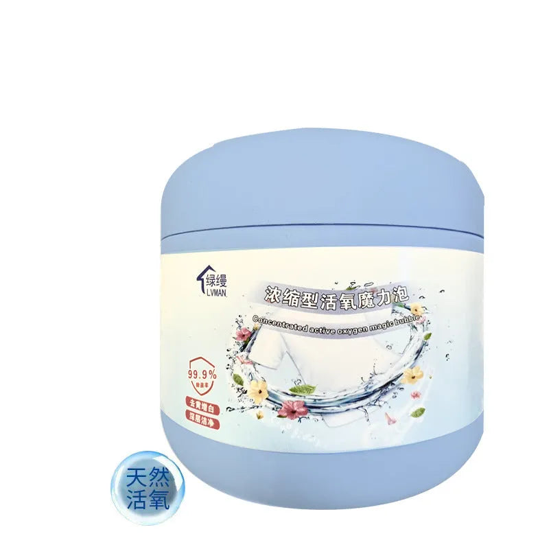 400g bottle of strong decontamination salt fizzer active oxygen bleaching powder for laundry.
