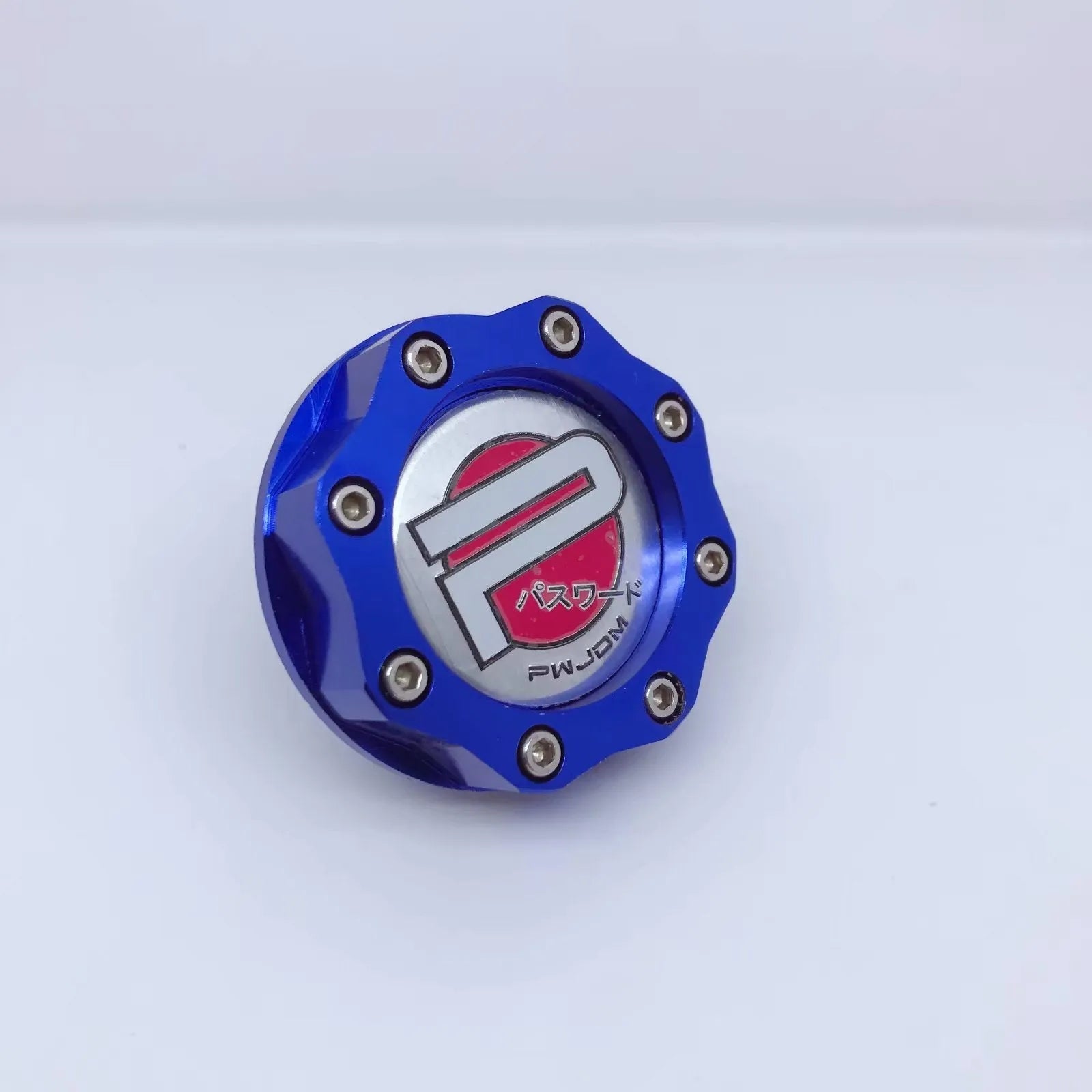 Aluminum alloy fuel tank cap for Honda vehicles in multiple colour options