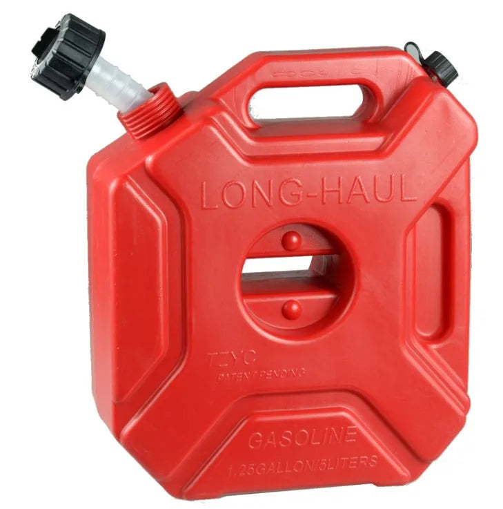Red plastic petrol barrel 3L 5L HDPE fuel can for motorcycle off-road gasoline tank anti-pressure shockproof moisture-proof