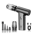 Mini rechargeable handheld dust blower with brushless motor, USB power, and continuous speed control