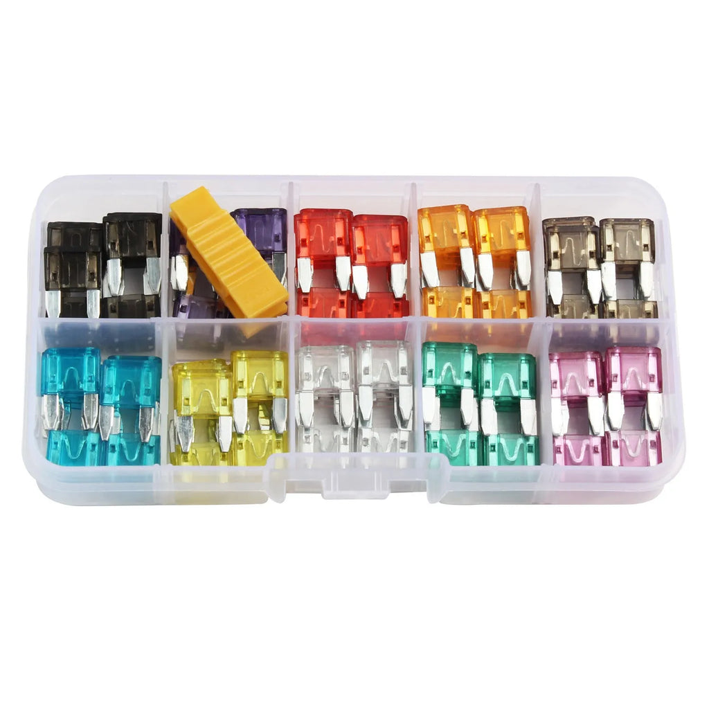 120pcs small car fuse kit insert-type blade fuses for automotive 24V systems