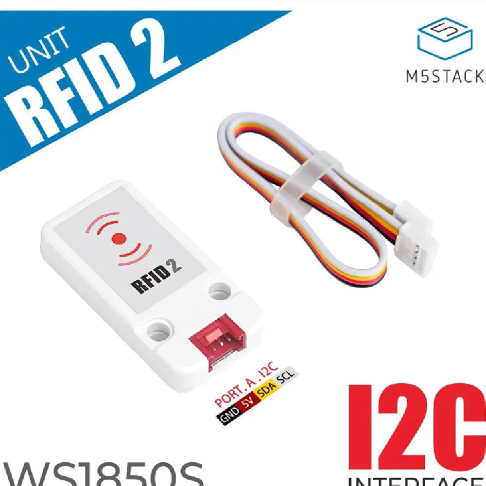 M5Stack RFID 13.56MHz sensor module with HY2.0-4P cable for IoT projects
