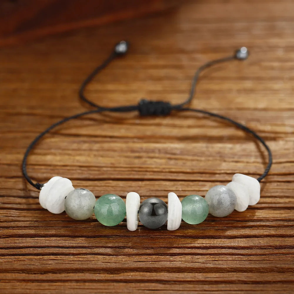 Geometric stone bead bracelet for women in colour 3906 with manual processing