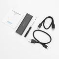 M.2 NVMe mobile hard disk box USB 3.1 Gen2 PCIe SSD enclosure black S800