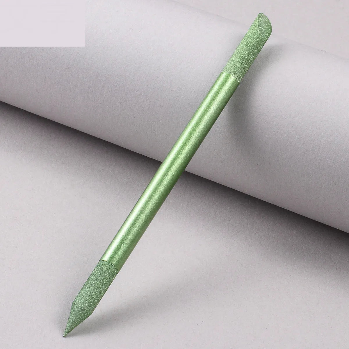 Crystal glass nail buffer tool with frotton engraving in multiple colour options