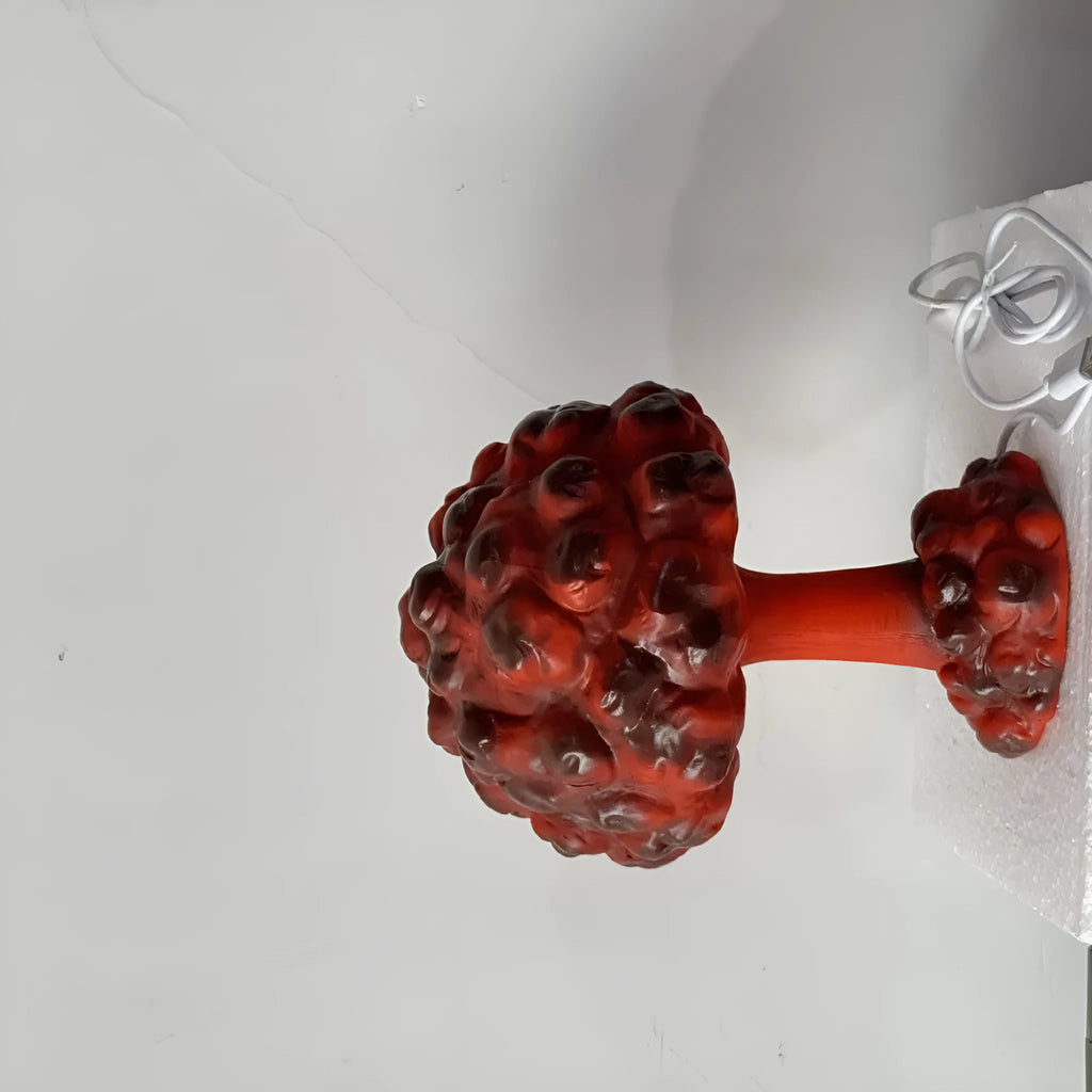 Atomic bomb explosion mushroom cloud shaped modern art table lamp with USB power cord.