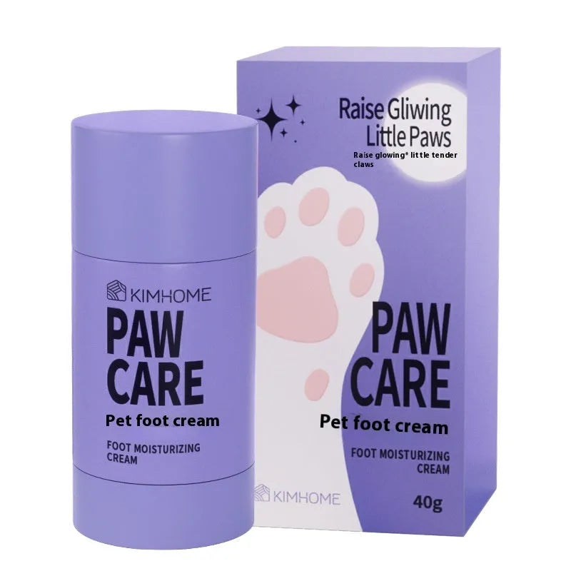 40g tube of pet foot moisturising cream with Brazilian palm wax for cat and dog paw care.