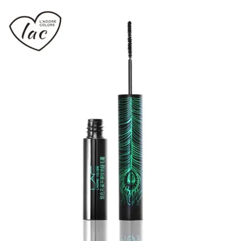 Waterproof mascara in natural black with a wand for curling and lengthening lashes
