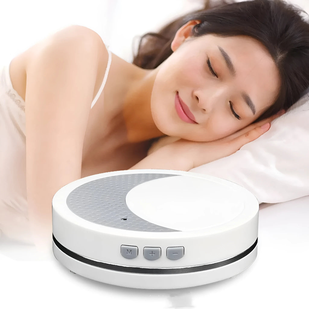 White ABS plastic sleep aid instrument with USB plug-in power connection