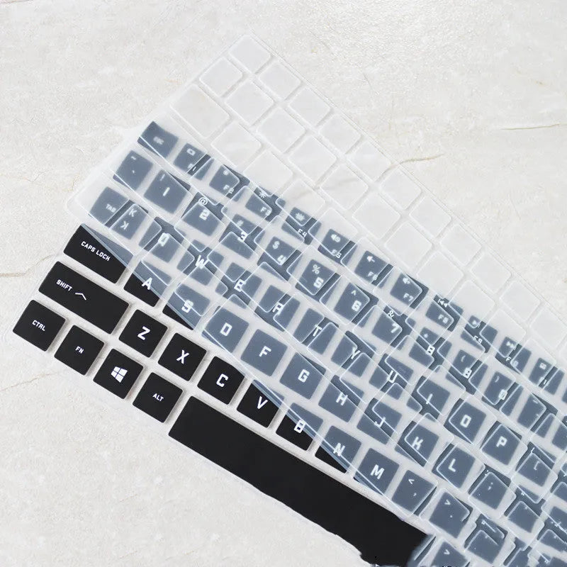 Transparent PVC keyboard membrane for 15.6 inch Shadow Elf 6 Ryzen Edition laptop