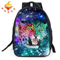 Children's cartoon schoolbag featuring a tiger design with lightweight load-bearing construction, available in multiple animal styles.