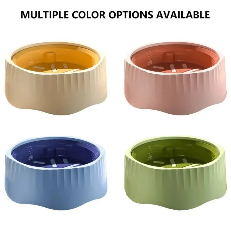 PP slow feeding bowl for cats and dogs in blue green pink white colours