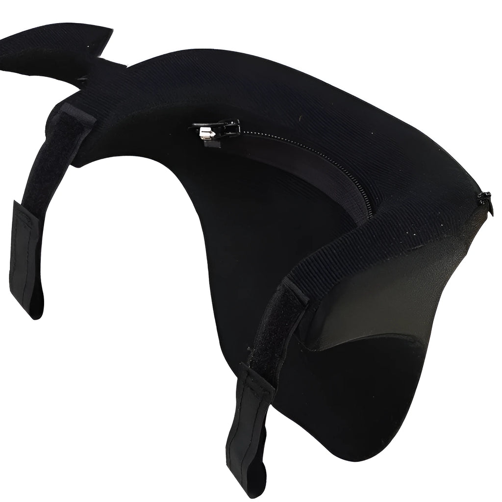 Saiyu motorcycle neck guard for cervical spine protection, as shown colour, single protective gear item