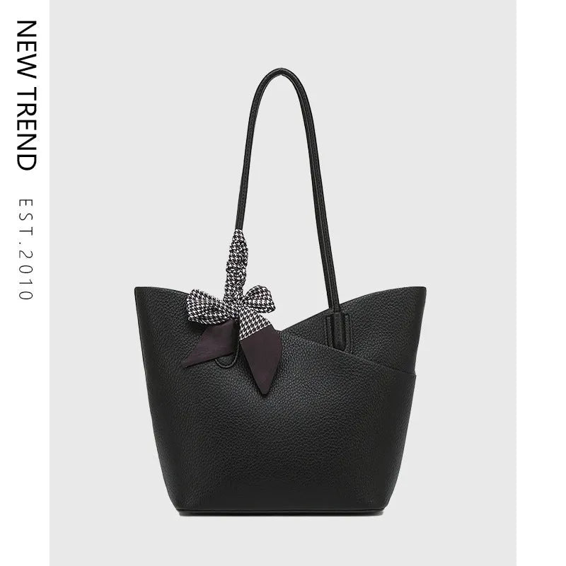 PU leather vertical square shoulder handbag 33x11x25cm in biscuit colour with sewing line detail and single strap