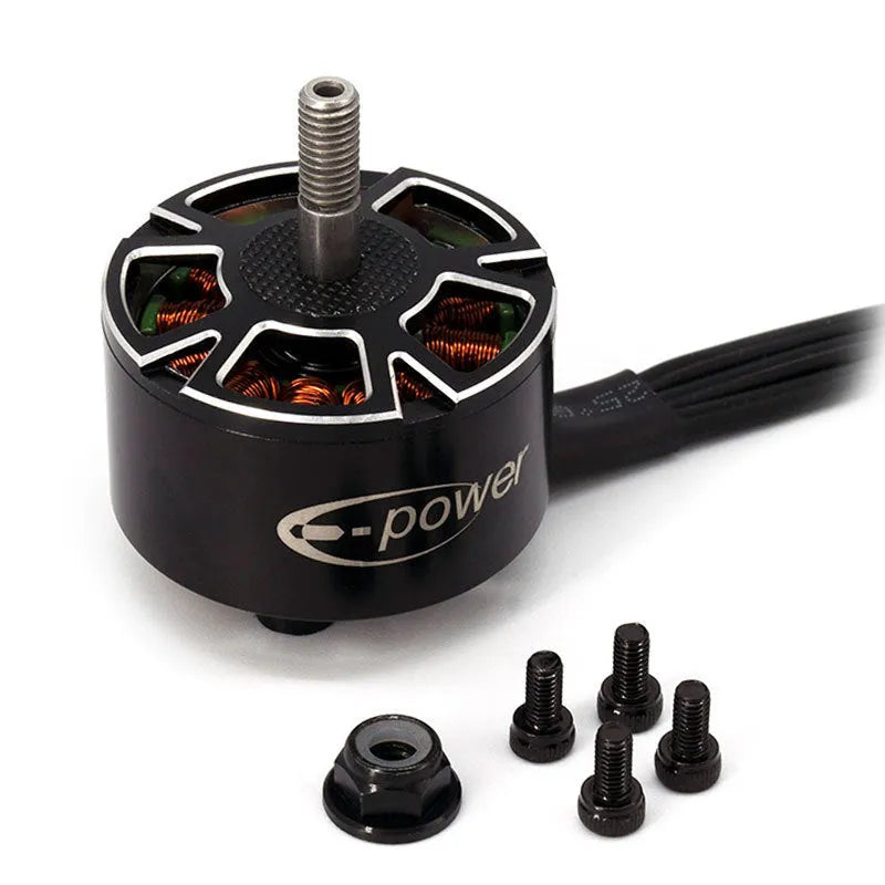 E-POWER 3115 900KV brushless motor in metal construction for 10-inch FPV competition drone