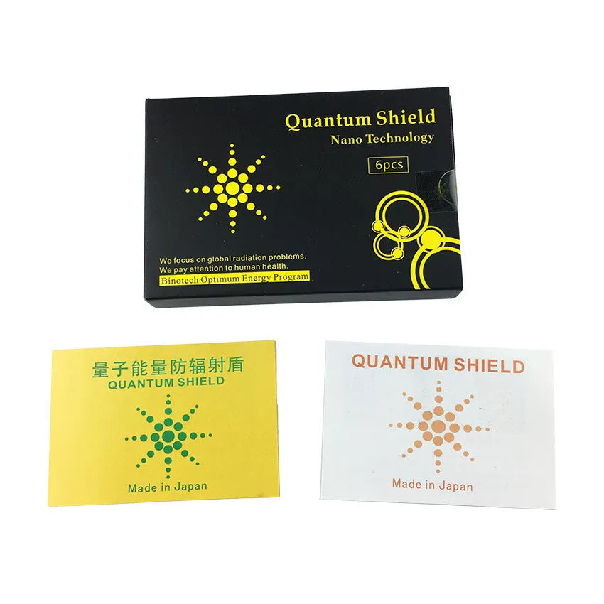 Round nano-anion silicone cell phone radiation protection sticker, 28mm diameter, silver colour, on a white background