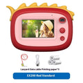 Children's handheld SLR toy camera with double lens measuring 9x5x7cm