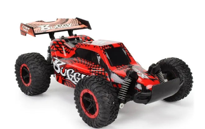 Blue 1:18 scale remote control off-road drift car with 2.4G transmitter