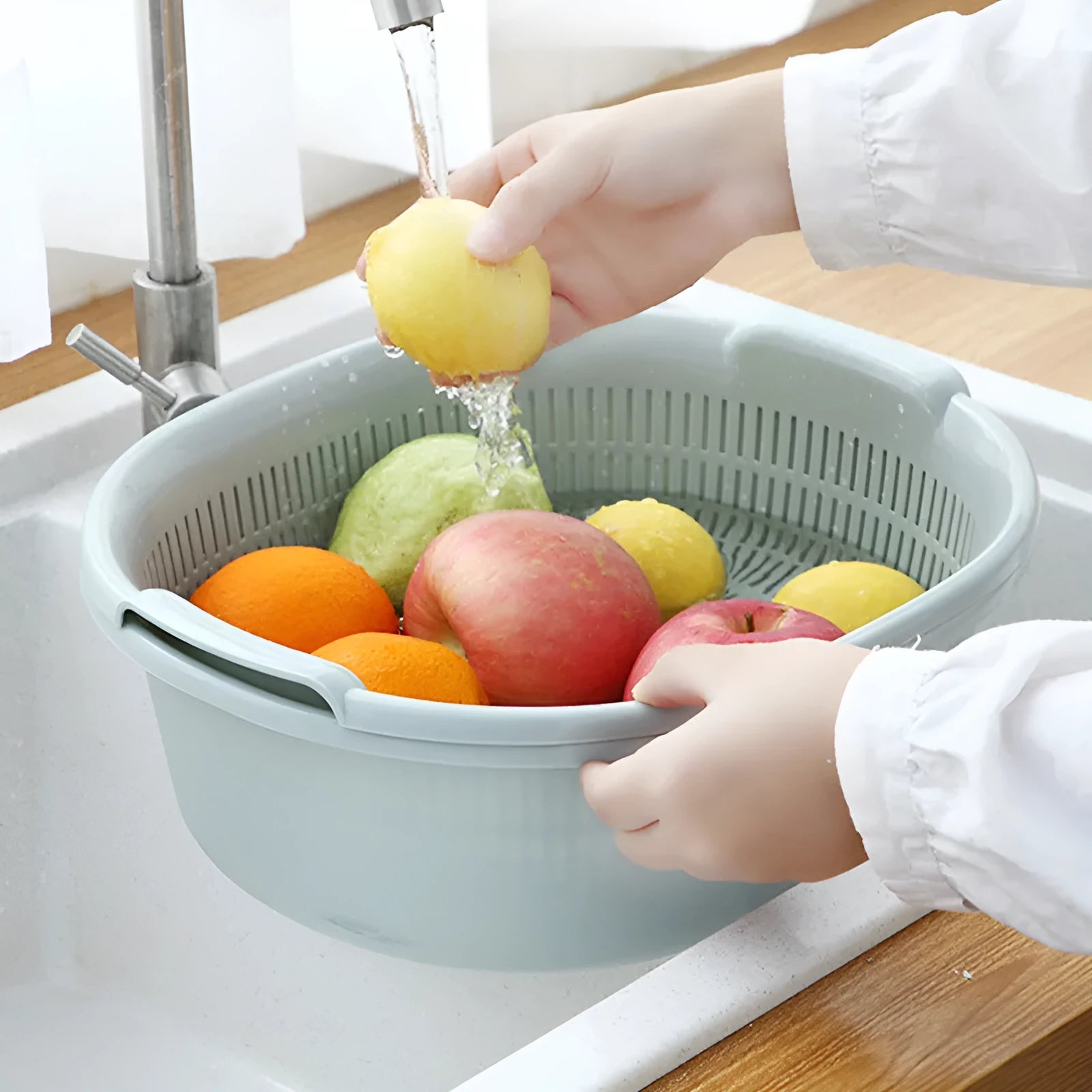 Twill printed cloth collar with pet bells and plastic kitchen washing basin set