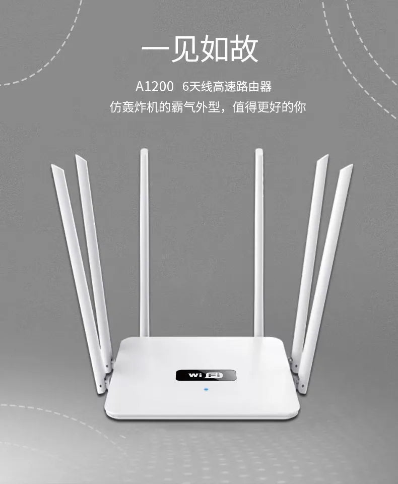 Black or white dual-band Gigabit router with through-wall WiFi coverage for whole home internet