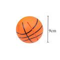 9cm diameter plastic pet ball that transforms into flying disc, shown in multiple colour options