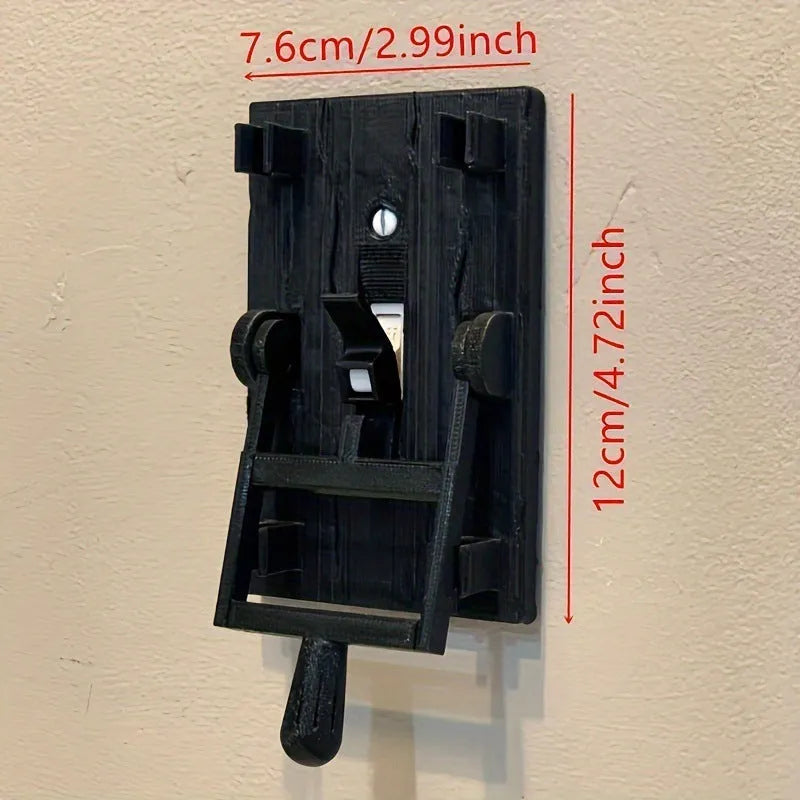 DZ1V1 mechanical switch plate with retro design for exposed installation