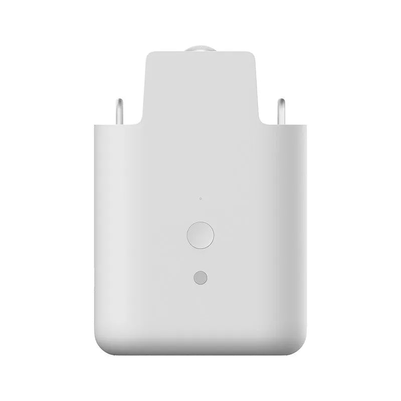 White USB-powered electric curtain opener unit with automatic open and close function.