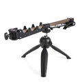 Aluminium alloy ice fishing rod holder bracket with triangle tripod base
