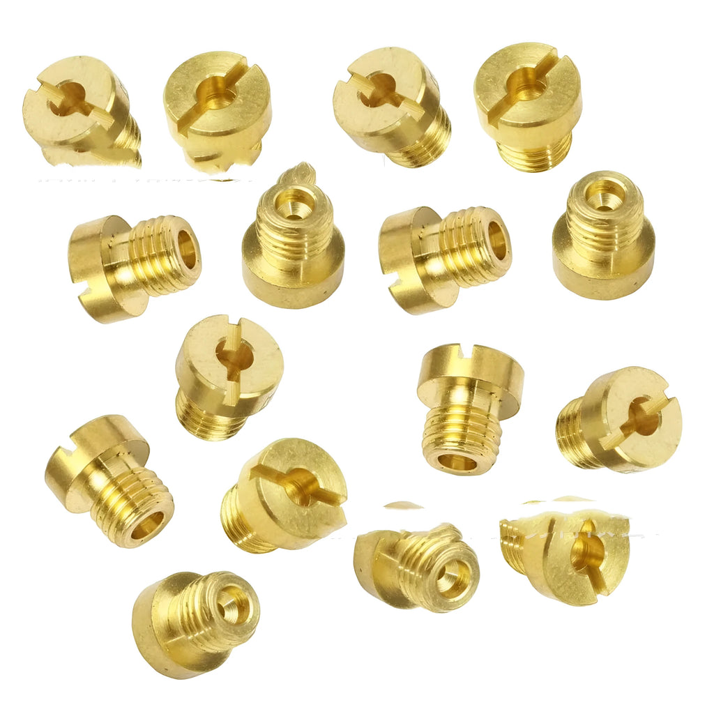 M6 brass carburetor main jet nozzle for Derotto PHBN PHVA models with size range 55-150