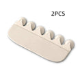 White PVC urine blocking board placed on toilet seat for children's splash prevention